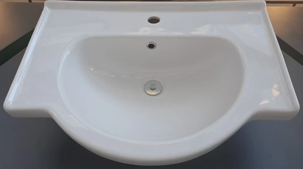 YAKAMOZ ETEJERLİ LAVABO 65cm TURAVİT ürün görseli 1