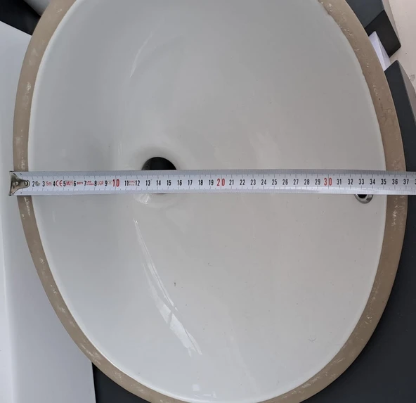 HİLTON OVAL LAVABO 37X47 TURASER - 4