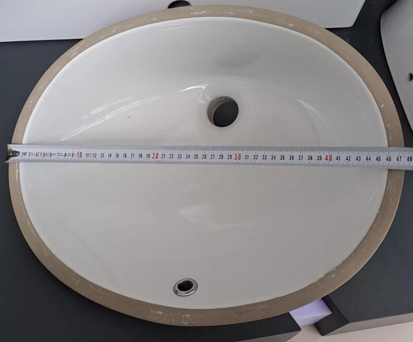 HİLTON OVAL LAVABO 37X47 TURASER - 5