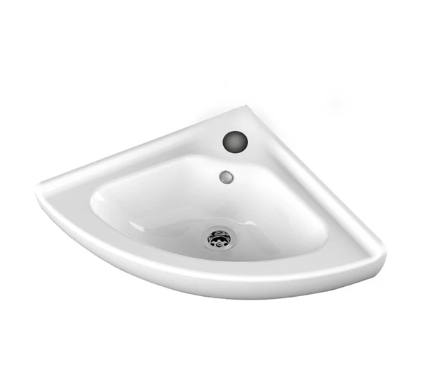 KÖŞE LAVABO 40X40cm TURAVİT