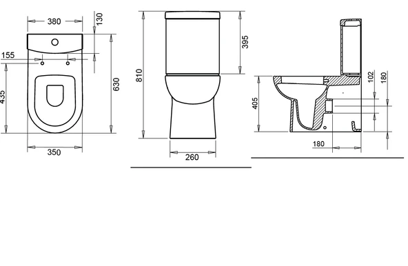 OMEGA DUVARA DAYALI KLOZET+REZERVUAR TURAVİT - Resim 2