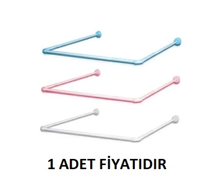 BANYO PERDESİ BORUSU KÖŞELİ ( 1 ADET FİYATIDIR ) - 1