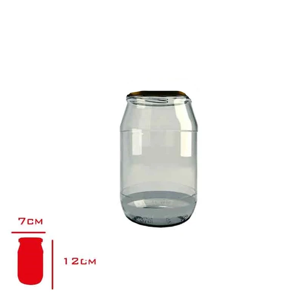 370 CC CEREN CAM KAVANOZ  63 mm KAPAKSIZ