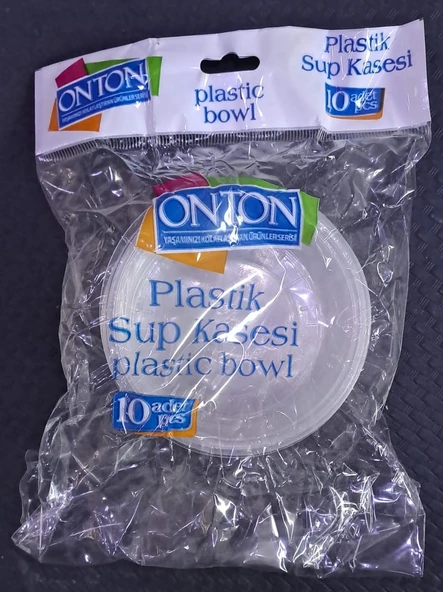 ONTON-TR SUP KASESİ PLASTİK 10'LU PAKET ürün görseli 1