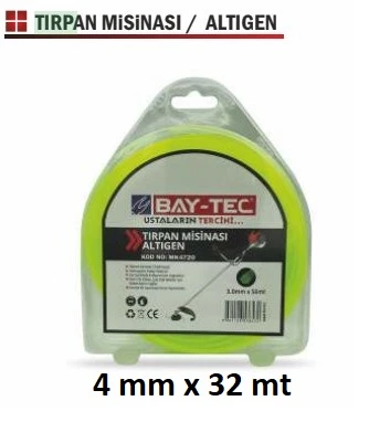 BAY-TEC TIRPAN MİSİNASI 4 mm x 32 mt - 2