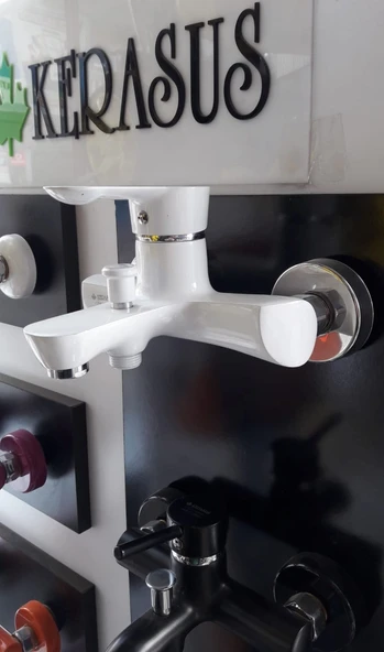 KERASUS SPACE SERİSİ - MİX BANYO BATARYASI - BEYAZ RENK - Resim 2