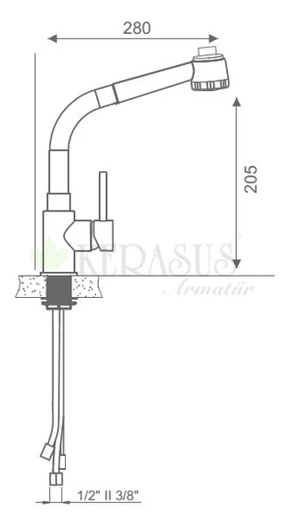 KERASUS TURKUAZ SERİSİ - MAX SPİRALLİ EVYE BATARYASI - Resim 2