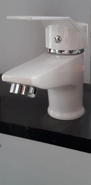 KERASUS MERCURY SERİSİ - MİX LAVABO BATARYASI ( M02-K BEYAZ ) ürün görseli 1