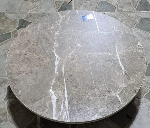 GÜMÜŞLER 60 cm METAL AYAKLI SOFRA - Resim 2