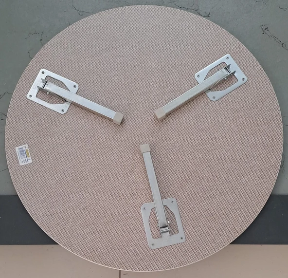 GÜMÜŞLER 70 cm METAL AYAKLI SOFRA