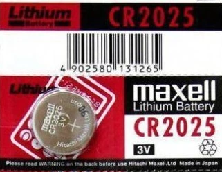 CR2025 3V LİTHİUM PİL MAXELL ( 1 ADET FİYATIDIR )