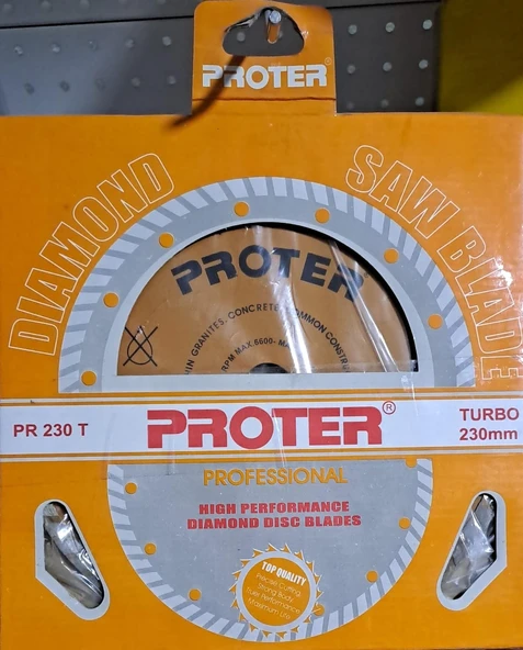 PROTER PR 230 T TURBO ELMAS KESİCİ TESTERE ( 230 x 2.4 x 7.0 x 22.23 mm ) ( PROTER ) ürün görseli