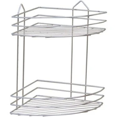 ALZ KÖŞE RAFI SMALL İKİ KATLI 21x28x31 cm ( EK02 ) ürün görseli 1