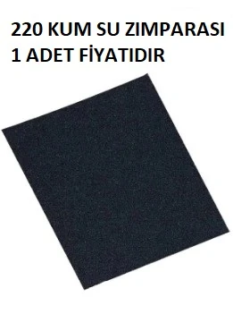 220 KUM SU ZIMPARASI EKONOMİK - KAĞIT ZIMPARA ( 1 ADET FİYATIDIR )