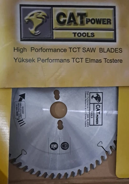 SUNTA - AHŞAP ELMAS DAİRE TESTERE 250 mm x 30 mm - 60 DİŞ ELMAS TESTERE ( CAT ) - Resim 4