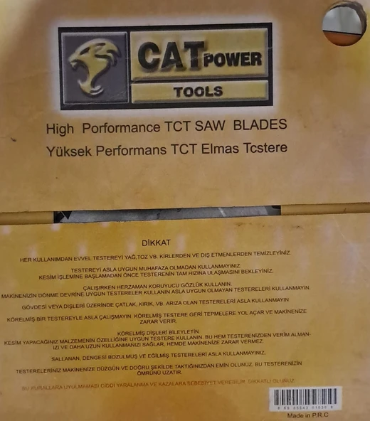 SUNTA - AHŞAP ELMAS DAİRE TESTERE 250 mm x 30 mm - 60 DİŞ ELMAS TESTERE ( CAT ) - Resim 3