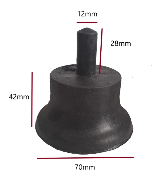 ÇEKYAT - KANEPE AYAĞI GEÇMELİ PLASTİK - KONİK AYAK ÇAKMALI