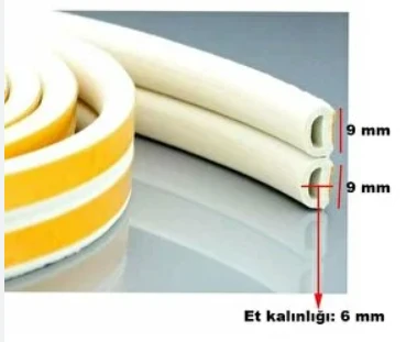 YAPIŞKANLI KAPI FİTİLİ ( 1 METRE FİYATIDIR ) - Resim 2