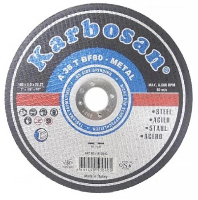 180 LİK METAL KESİCİ ( KARBOSAN ) 180 mm