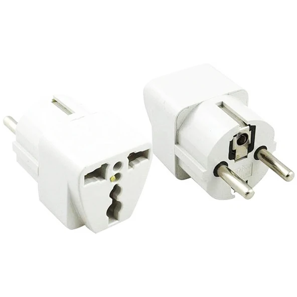 İNGİLİZ FİŞ ADAPTÖRÜ 10/16A 250V TOPRAKLI / ÜNİVERSAL FİŞ - 1