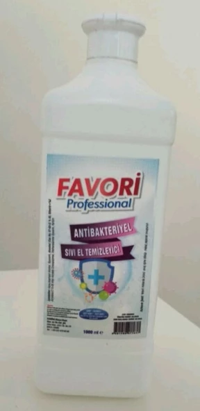 FAVORİ ANTİBAKTERİYEL EL TEMİZLEME SIVISI 1 LT