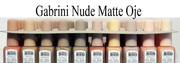 GABRİNİ NUDE MATTE OJE ( 1 ADET FİYATIDIR ) - 2