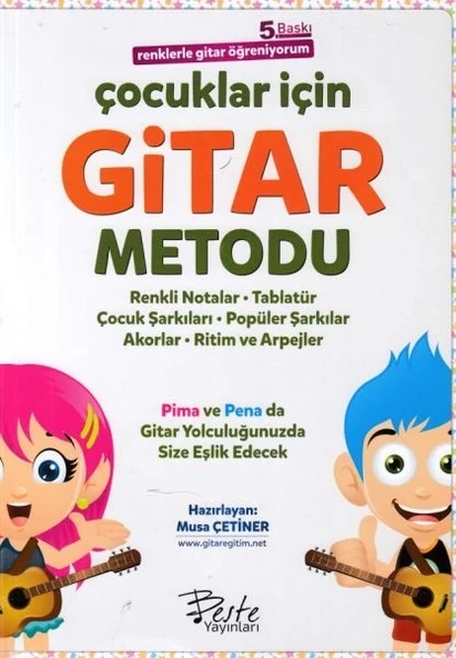 Çocuklar İçin Gitar Metodu - Renklerle Gitar Öğreniyorum