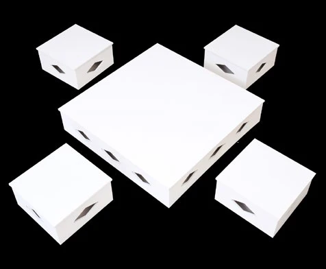 DECOREV TABURELİ AHŞAP YER SOFRASI 4 TABURE 1 SOFRA ürün görseli 1