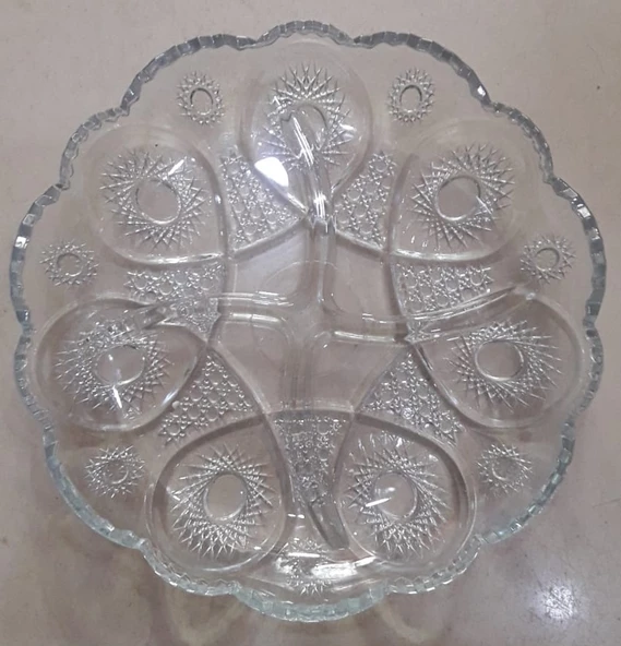 GHAZAL AYAKSIZ CAM ÇEREZLİK ÇAP : 21cm (GHAZAL)