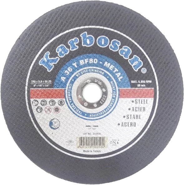 230 LUK METAL KESİCİ ( KARBOSAN ) 230 mm