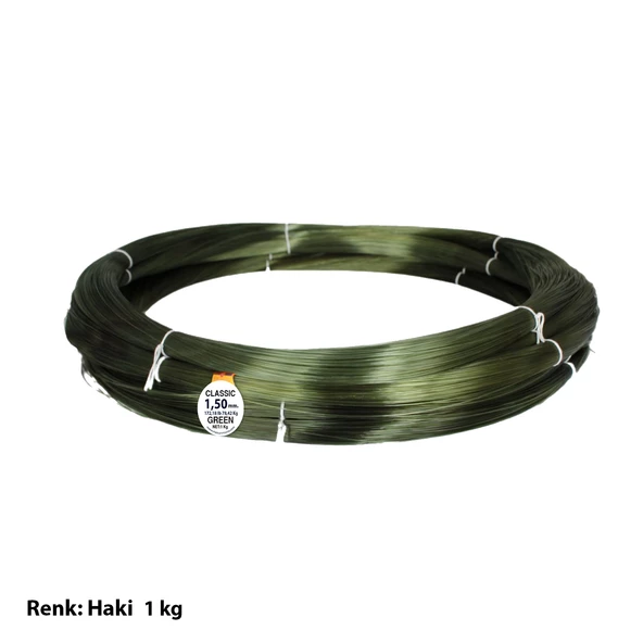 Mercan Classic Yeşil 1 Kg Çile Misina - 11