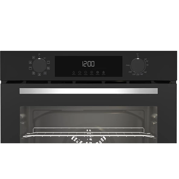 Altus ALA 332 B Fırın 159 DB Ocak 525 B Davlumbaz Siyah Ankastre Set - 3