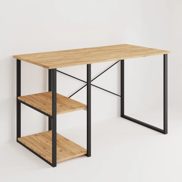 Eportatif Çalışma Masası Raflı Ofis Laptop Bilgisayar Masası 1001 - 5