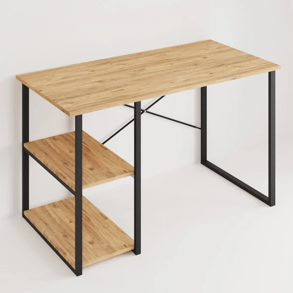 Eportatif Çalışma Masası Raflı Ofis Laptop Bilgisayar Masası 1001 - 7