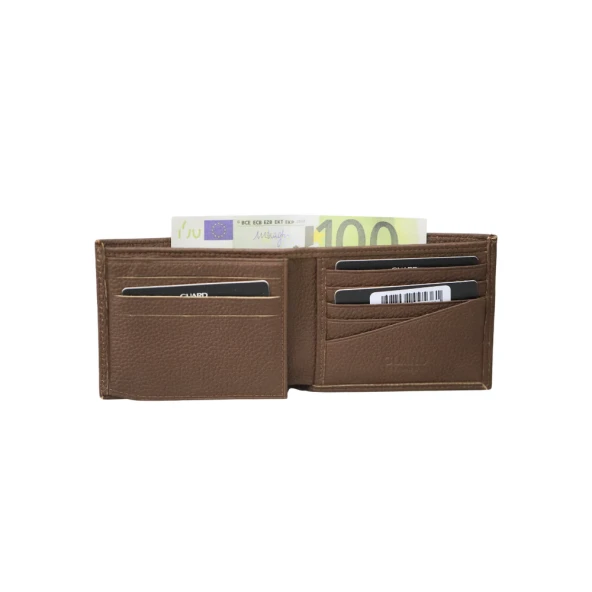 Guard Taba Guti Mat Deri Yatay Model Erkek Cüzdanı - GRD240408WT1829 - Resim 3