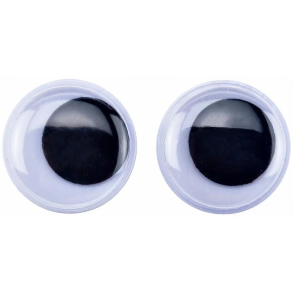 Brons 25 mm Oynar Göz Siyah 8 Li (BR-719) - Resim 2