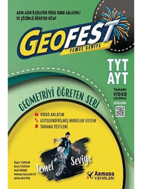 ARMADA YKS TYT AYT GEOFEST TEMEL SEVİYE SORU KİTABI *YENİ*