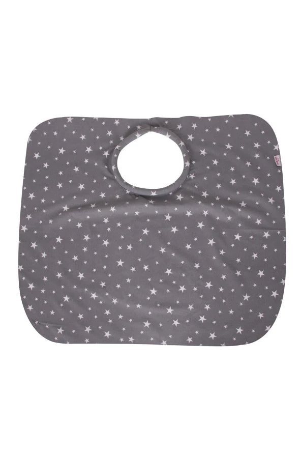 Anne Emzirme Örtüsü Önlüğü Art-6280 Gri Yıldız - 2