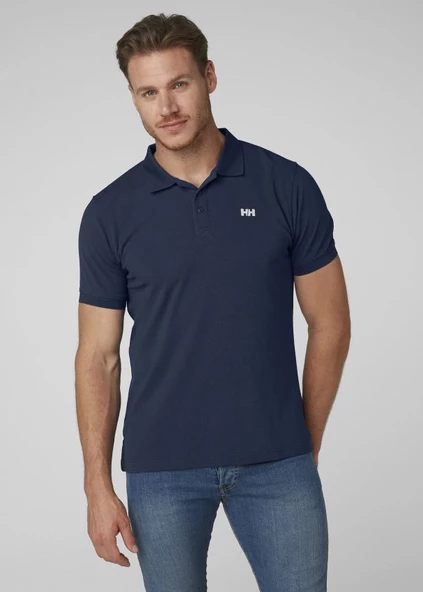 Helly Hansen Driftline Polo Yaka Erkek Tişört Lacivert HHA.50584HHA597 - Resim 3