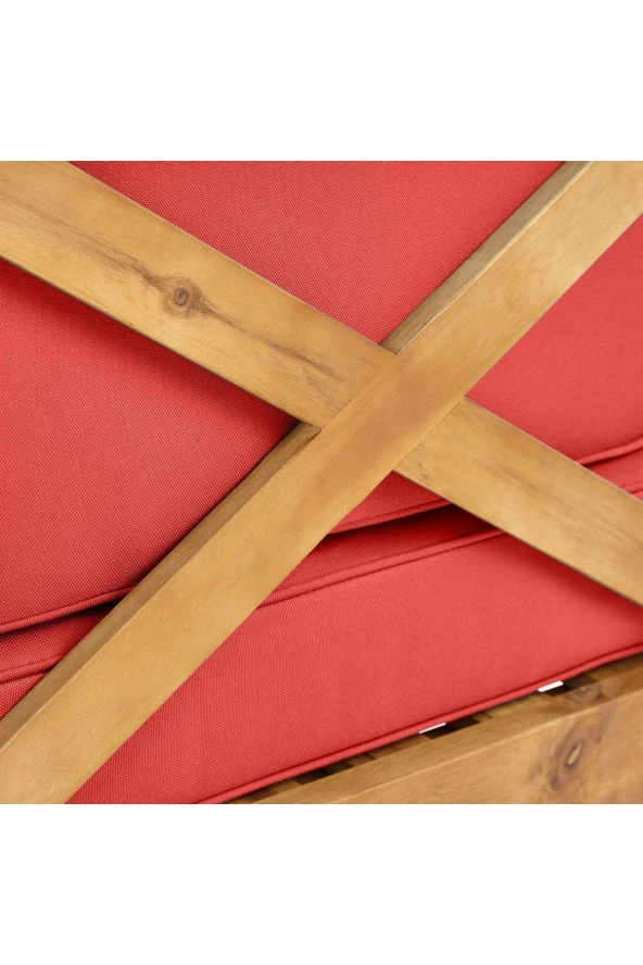 ODUNS Herakles 3+1+1 Bahçe Balkon Teras Ahşap Oturma Grubu - 3