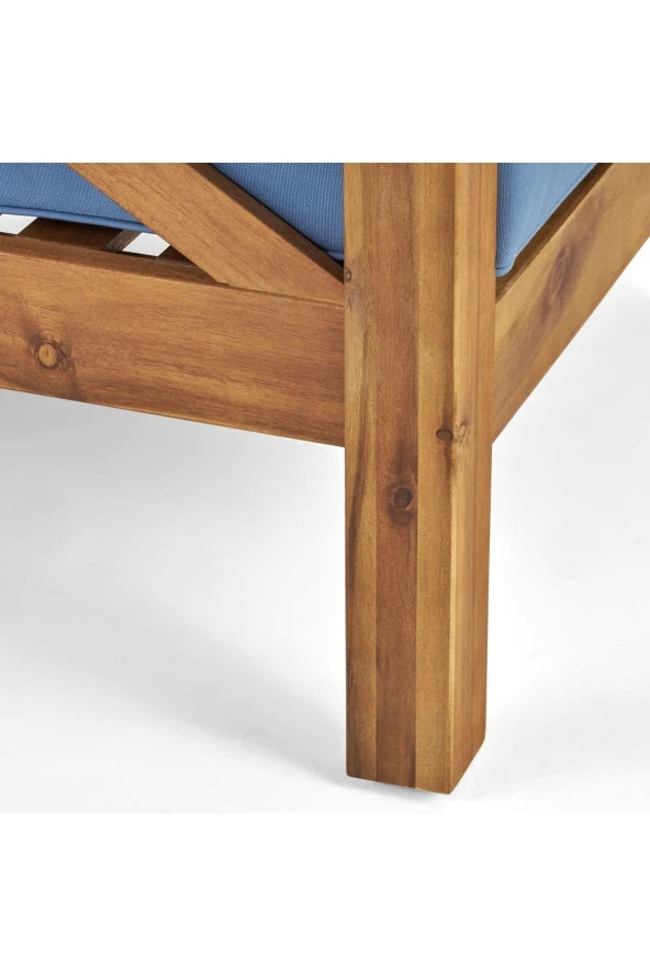 ODUNS Armin Bahçe Balkon Teras Ahşap Koltuk Takımı - 3