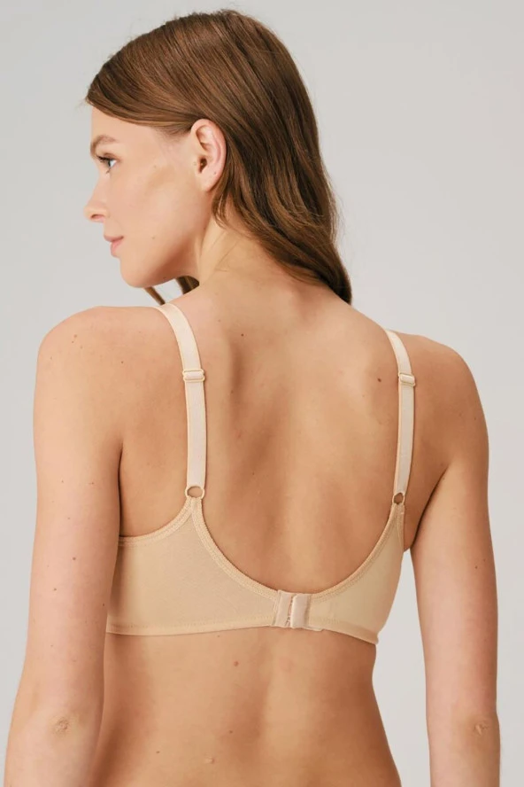 Kadın Beyaz Pamuklu Balensiz Lohusa Önden Açılan Emzirme Sütyeni - 6