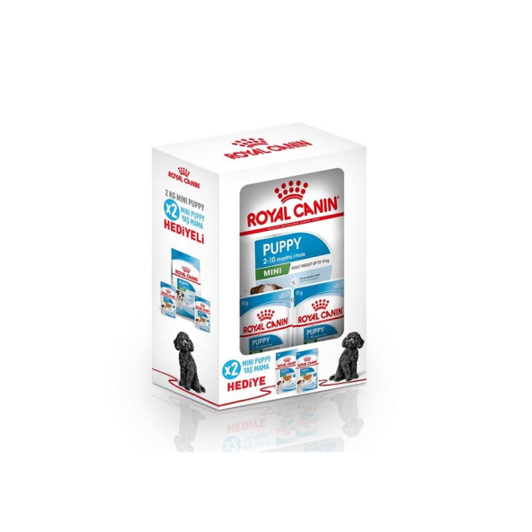 Royal Canin Box Puppy Yavru Köpek Maması 2 KG + Yaş Mama 2'li