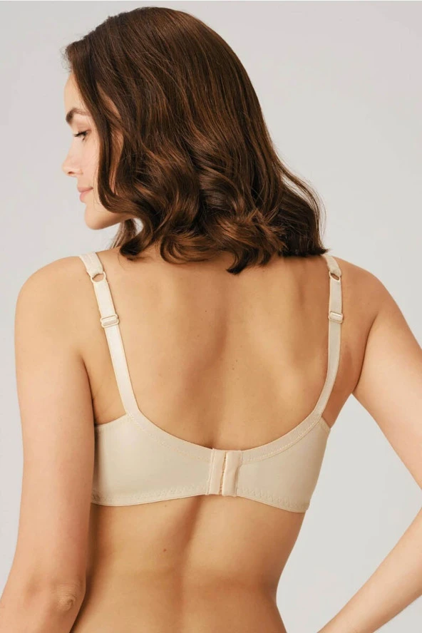 Kadın Toparlayıcı  Kahverengi Balenli Desteksiz Dolgusuz Küçültücü Sütyen  - 2