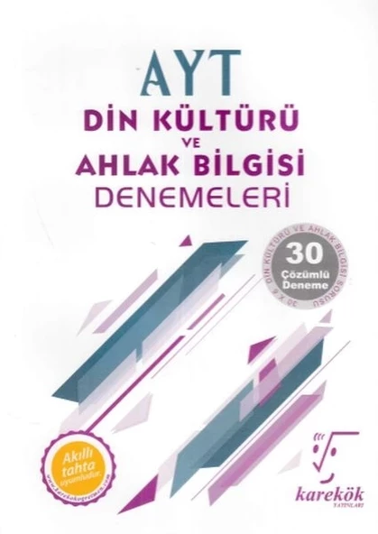 Karekök AYT Din Kültürü ve Ahlak Bilgisi Denemeleri (Yeni)