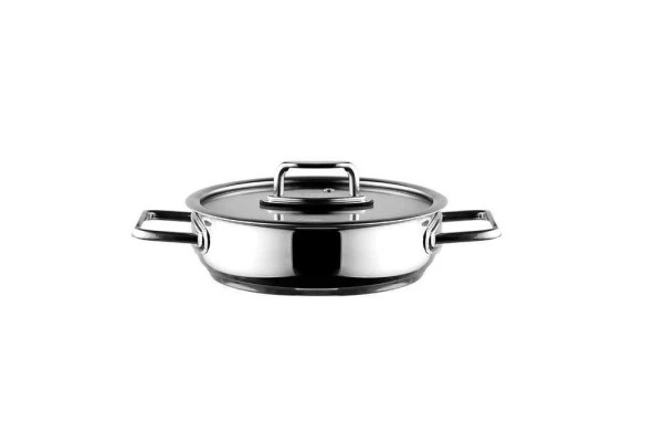 Aryıldız Colombus 18 cm Kapaklı Çelik Sahan