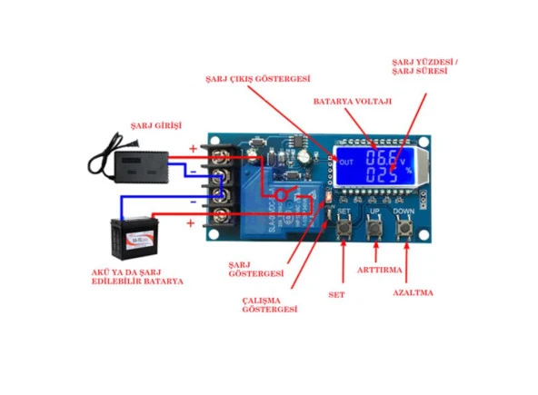 XY-L30A Akü ve Lityum Pil Şarj Devresi 30A - Resim 4