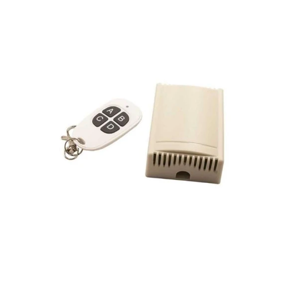 RF Uzaktan Kumandalı Röle 12V 4 Kanal RF Alıcı Verici Transmitter Receiver - Resim 2
