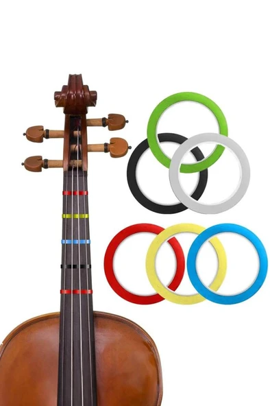 Midex STVC-113 Keman ve Çello İçin Nota Yerleri Klavye Üzerine Öğrenmeyi Kolaylaştırıcı Bant ürün görseli 1