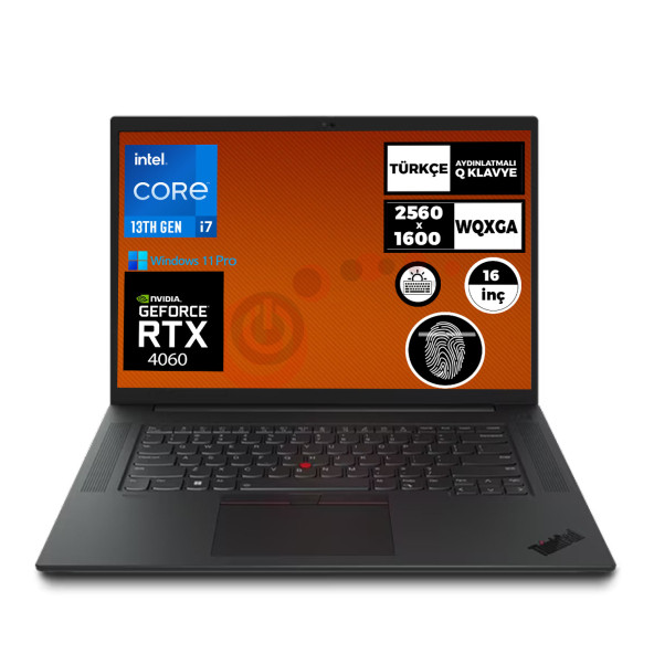 Lenovo MWS Thinkpad P1 Gen 6 i7-13800H 16GB 512GB SSD 8GB RTX 4060 16" WQXGA W11P 21FV000GTX
